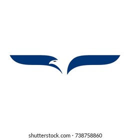 bird logo vector. eagle logo. eps 10.