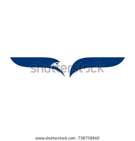 bird logo vector. eagle logo. eps 10.