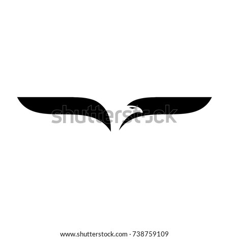 bird logo vector. eagle logo. eps 10.