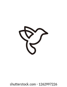 bird logo vector graphic design