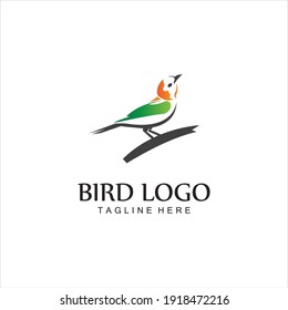 bird logo vector icon design template