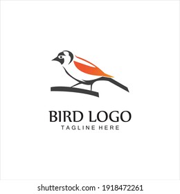 bird logo vector icon design template