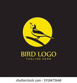 bird logo vector icon design template