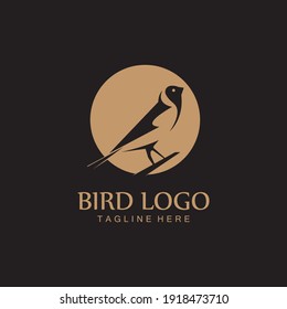 bird logo vector icon design template