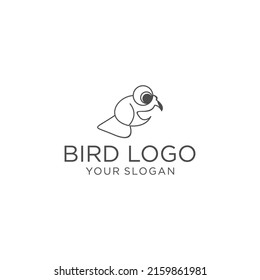 Bird logo vector icon design template