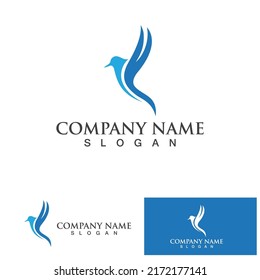 bird logo vector icon design template