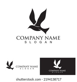 bird logo vector icon design template