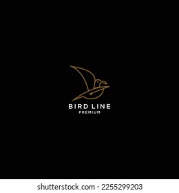 Bird logo vector icon design template