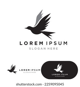 bird logo vector icon design template