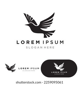 bird logo vector icon design template