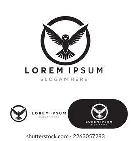 bird logo vector icon design template