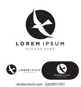 bird logo vector icon design template