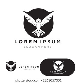 bird logo vector icon design template