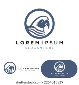 bird logo vector icon design template