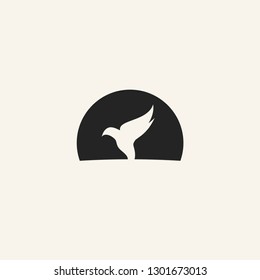 bird logo vector icon illustration