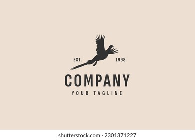 ilustración de icono del vector del logotipo de aves