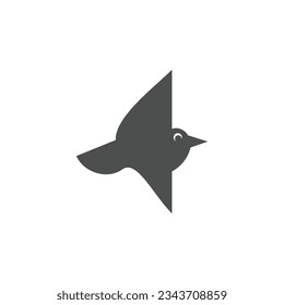  ilustración de icono del vector del logotipo de aves