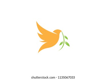 Bird Logo vector icon Template