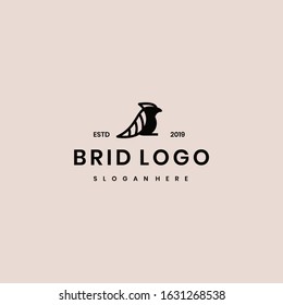 bird logo vector icon template