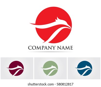 Bird logo vector icons template