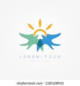 Bird logo. Vector illustration