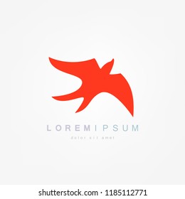 Bird logo. Vector illustration