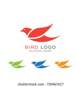 Bird logo vector illustration.