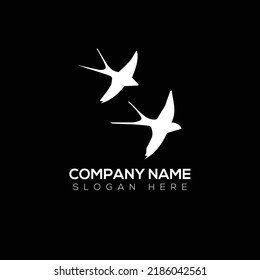 Bird logo vector illustration design 