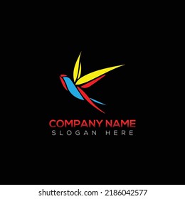 Bird logo vector illustration design 
