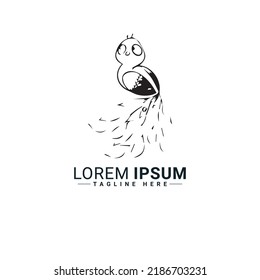 Bird logo vector illustration design 