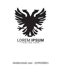 Diseño de la ilustración del vector del logotipo de aves 