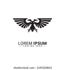 Diseño de la ilustración del vector del logotipo de aves 