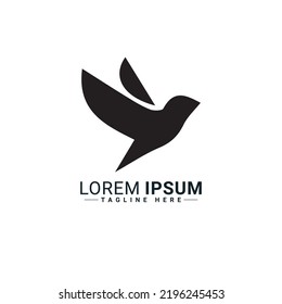 Bird logo vector illustration design 