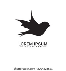 Bird logo vector illustration design 