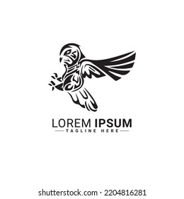 Bird   logo vector illustration design 