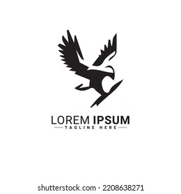 Bird logo vector illustration design 
