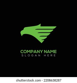 Diseño de la ilustración del vector del logotipo de aves 