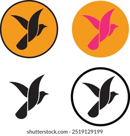 bird logo vector illustration design