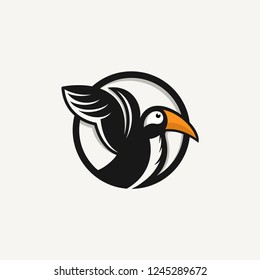 Bird Logo Vector Illustration Template