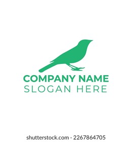 Bird logo vector illustration template