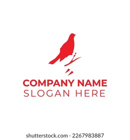 Bird logo vector illustration template
