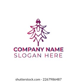 Plantilla de ilustración de vector con logotipo de pájaro