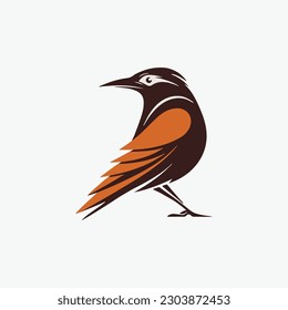 Bird logo vector illustration template, symbol