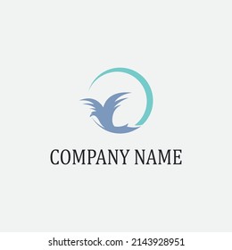plantilla de logotipo de vectores de imágenes de diseño de iconos de logotipo de pájaro