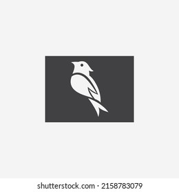 plantilla de logotipo de vectores de imágenes de diseño de iconos de logotipo de pájaro