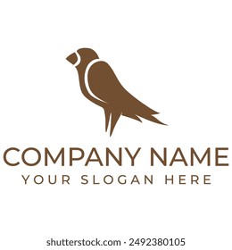 Ilustraciones vectoriales de logotipo de pájaro icono de diseño Plantilla de logotipo