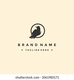 bird logo vector line outline monoline art icon
