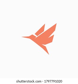 Bird Logo Vector Minimalist Simple