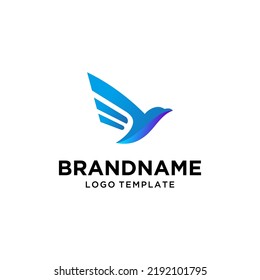 Bird Logo Vector Modern Abstract Technology Sophisticated