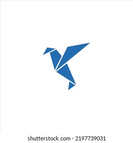 bird logo vector paper template